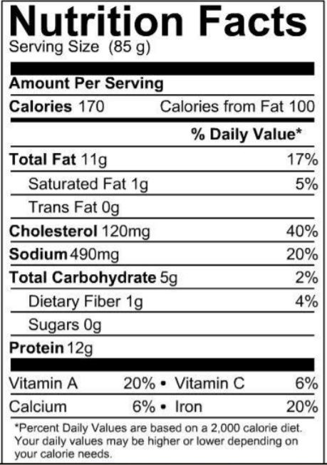 0020 Crab Cake Nutrition Panel (1)