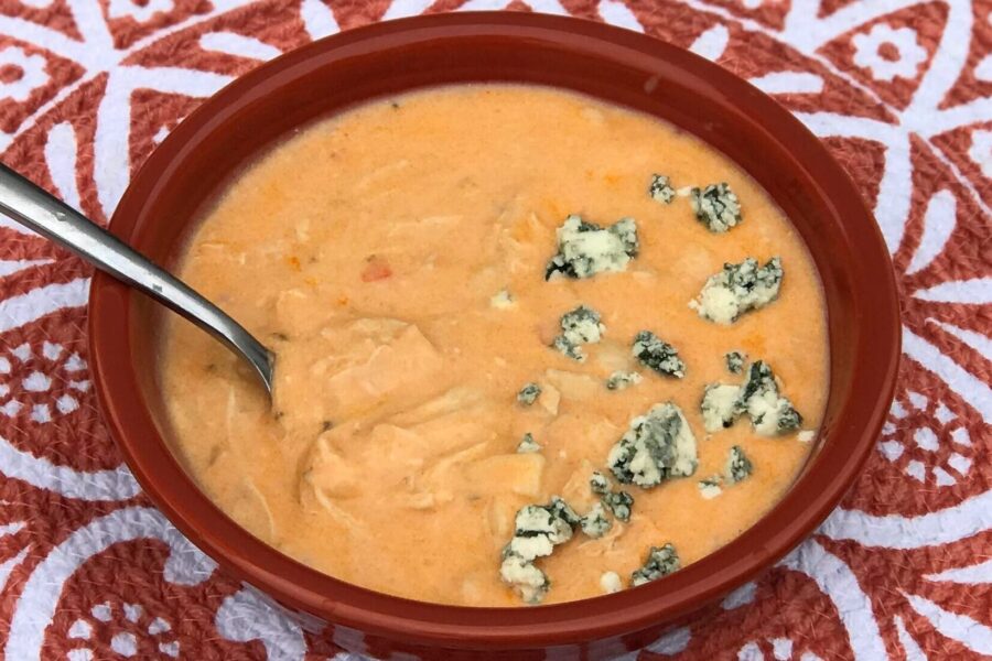 Buffalo-Style Chicken Soup