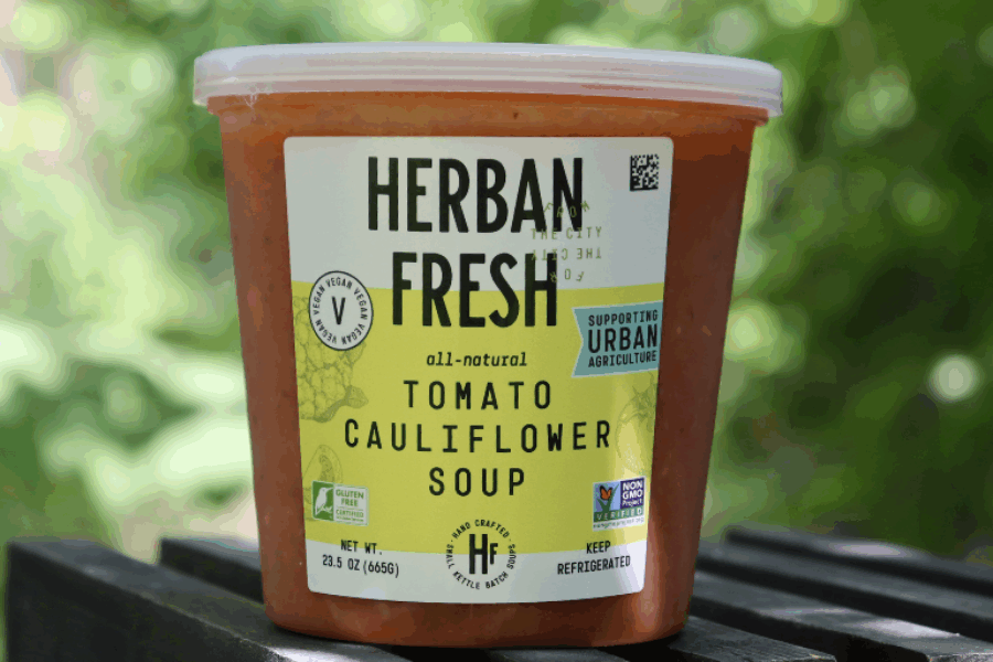 Herban Fresh: Tomato Cauliflower Soup